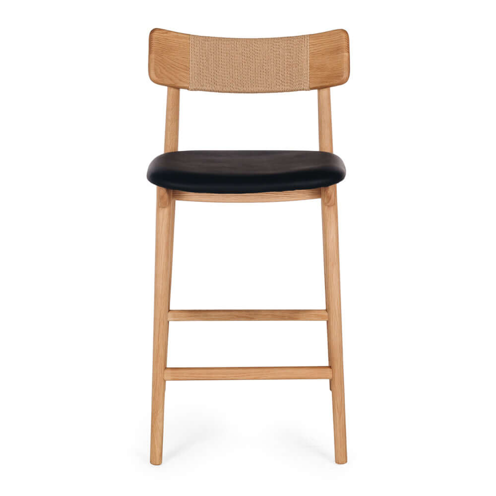 Niles High-back Bar Stool-FurniturebyDesign.