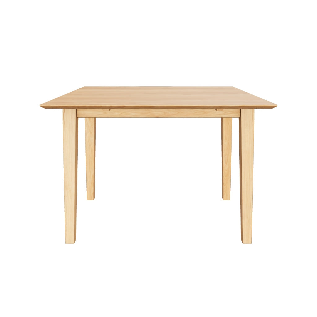 Nordik Square Drop-leaf Dining Table in American White Oak with Scandinavian design, perfect for modern and timeless home decor.