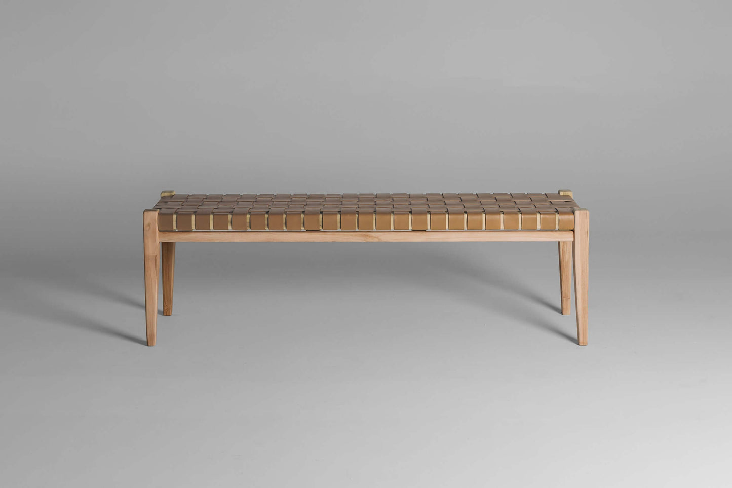 Indo Bench - Saddle Brown-FurniturebyDesign.
