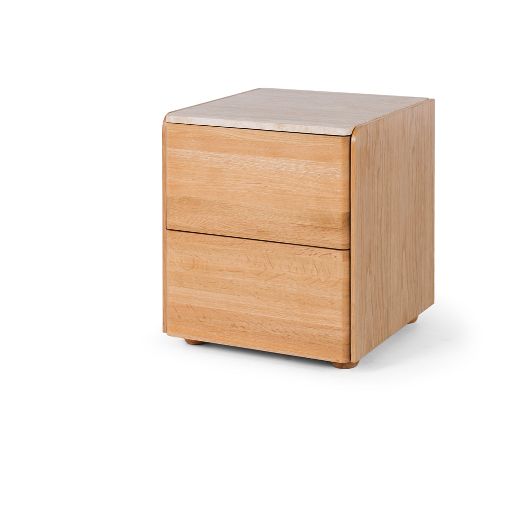 Cube Bedside Travertine Top
