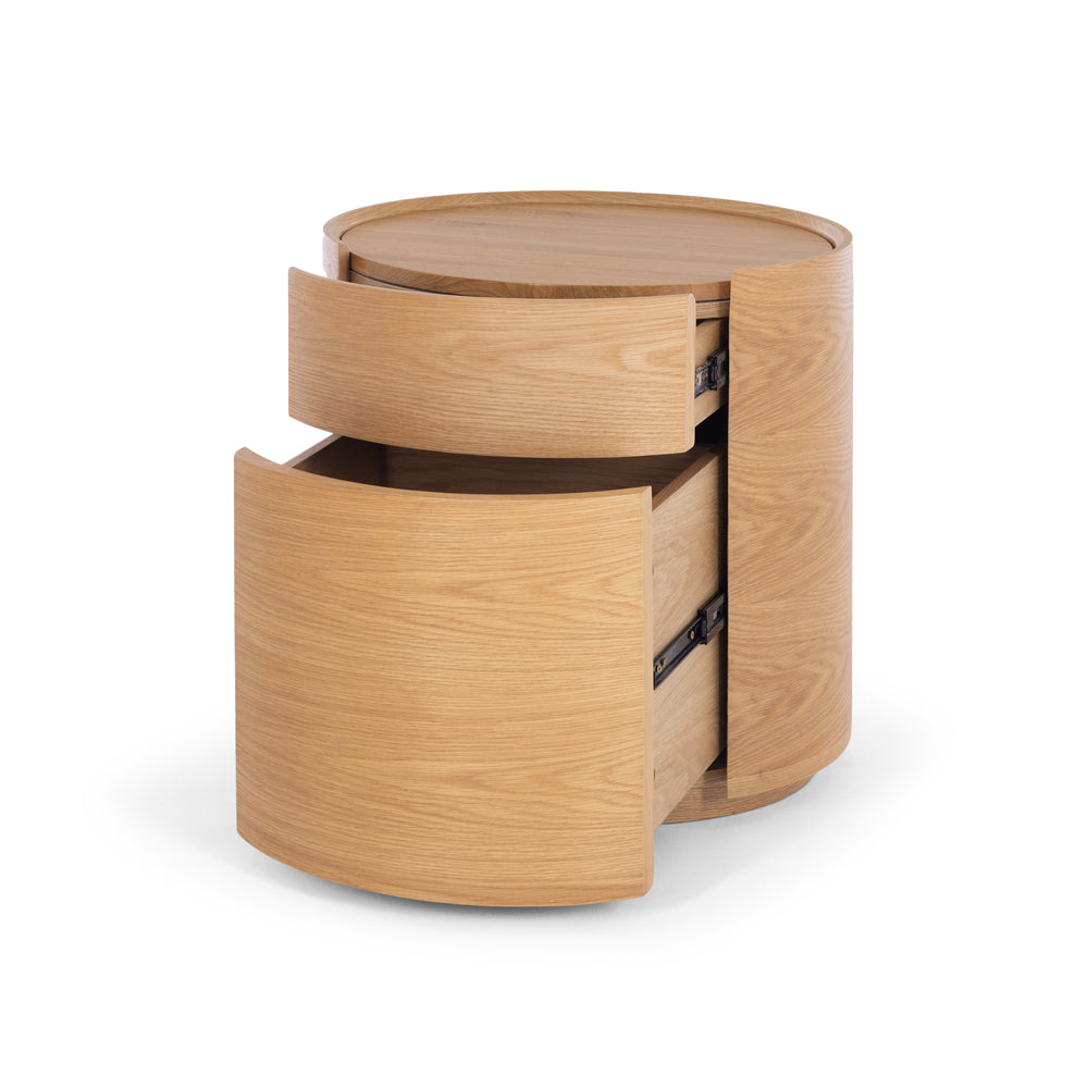 Muse Natural Oak Bedside