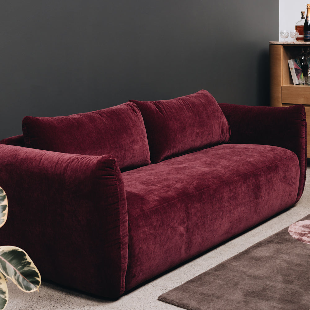 
                      
                        Grace 3 Seater Sofa - Claret
                      
                    