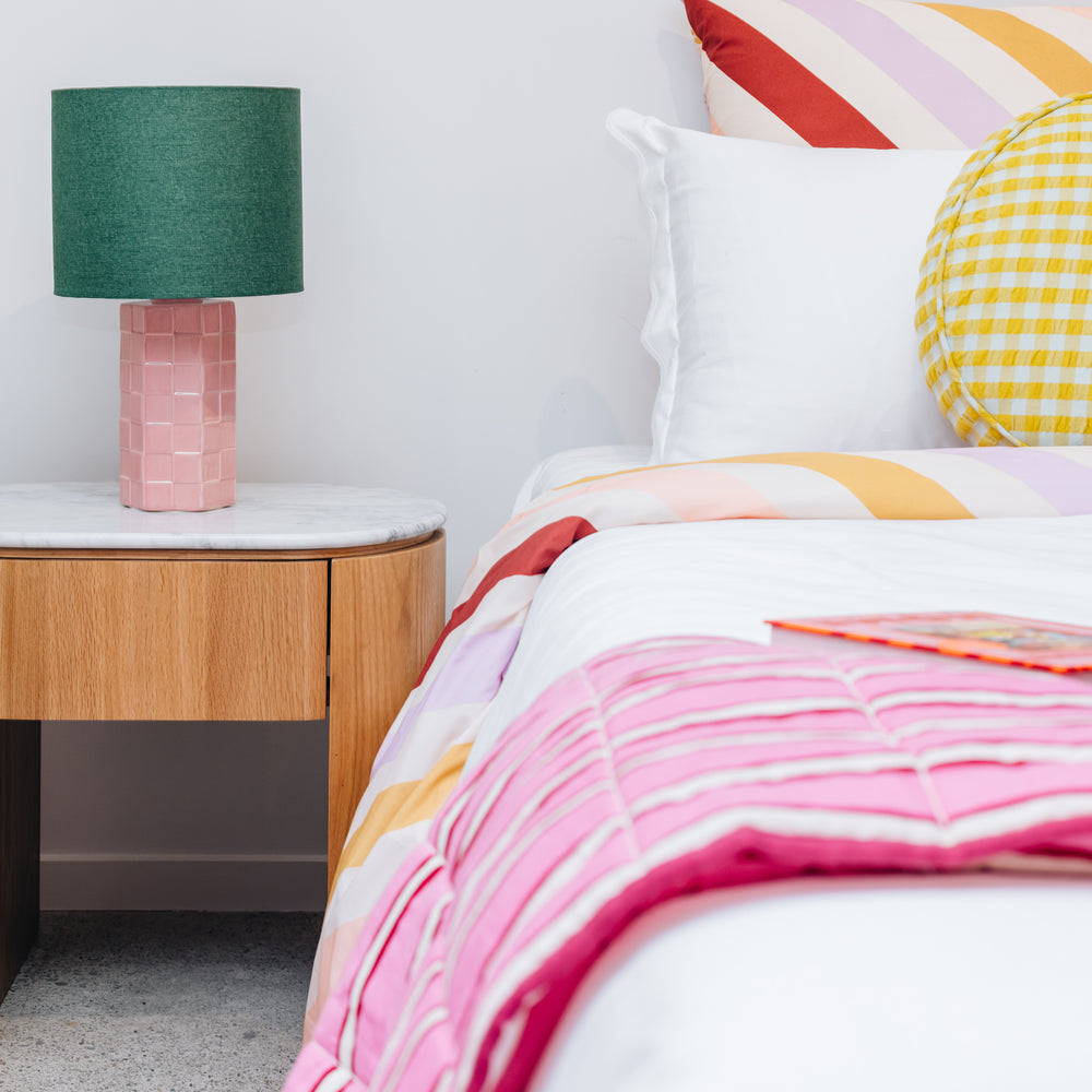 
                      
                        Clover 1 Drawer Bedside - Marble Top
                      
                    