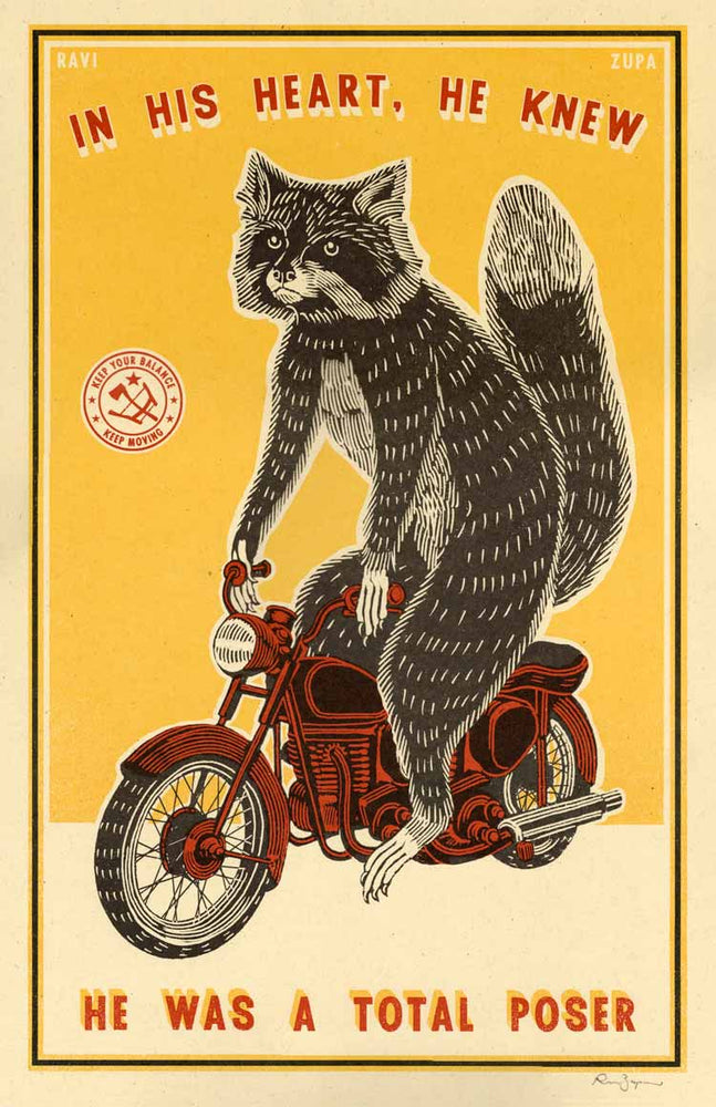 Ravi Zupa - He Knew Print