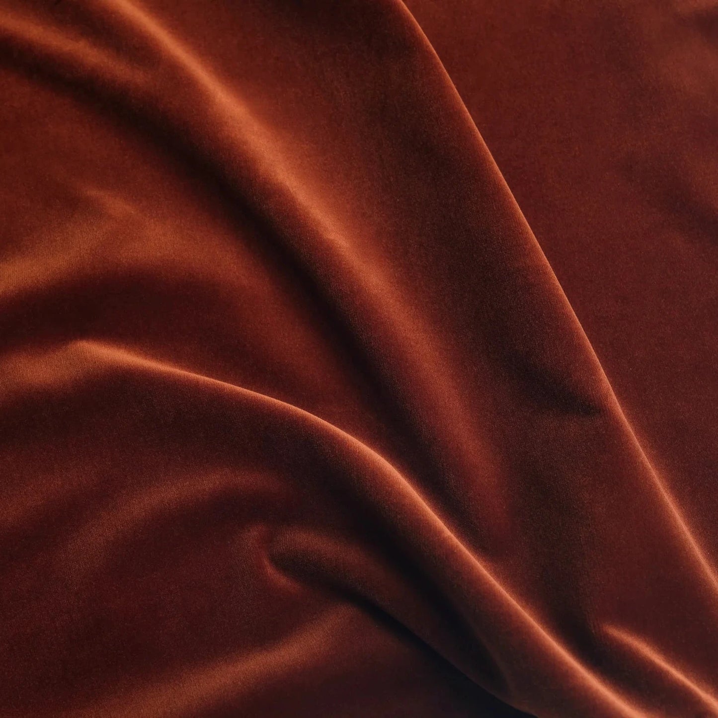 Lumbar Velvet - Chestnut Cushion