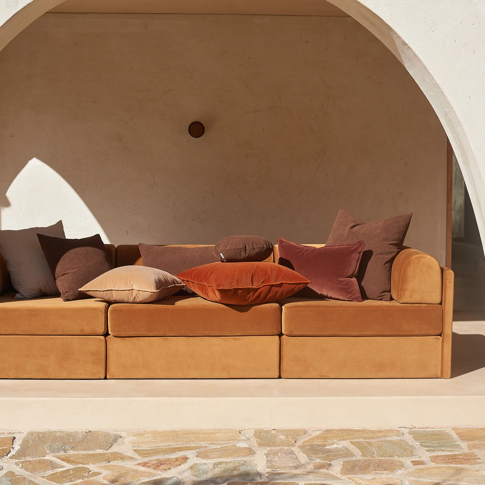 
                      
                        Lumbar Velvet - Chestnut Cushion
                      
                    