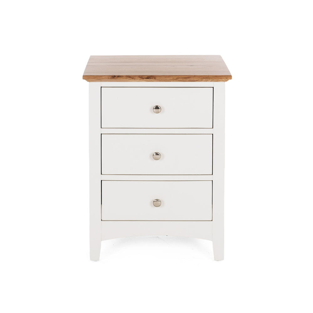 
                      
                        Jessica 3drw Bedside Oak
                      
                    