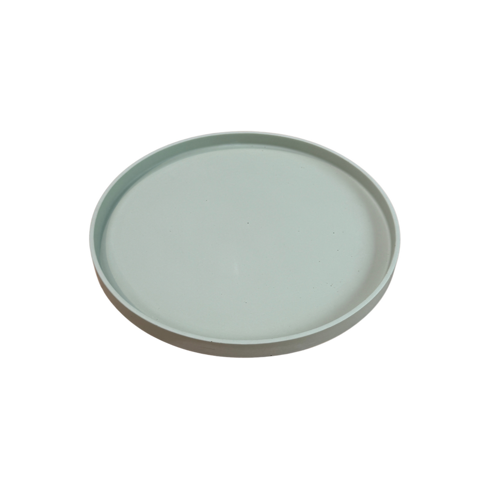 XL Round Decorative Tray - Sage