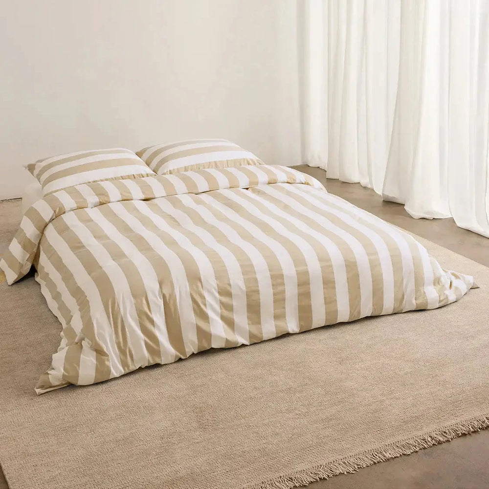Hommey Cotton Pillowcase -Stripes | Furniture by Design