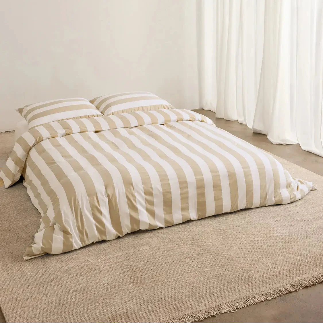 Hommey Cotton Pillowcase -Stripes | Furniture by Design