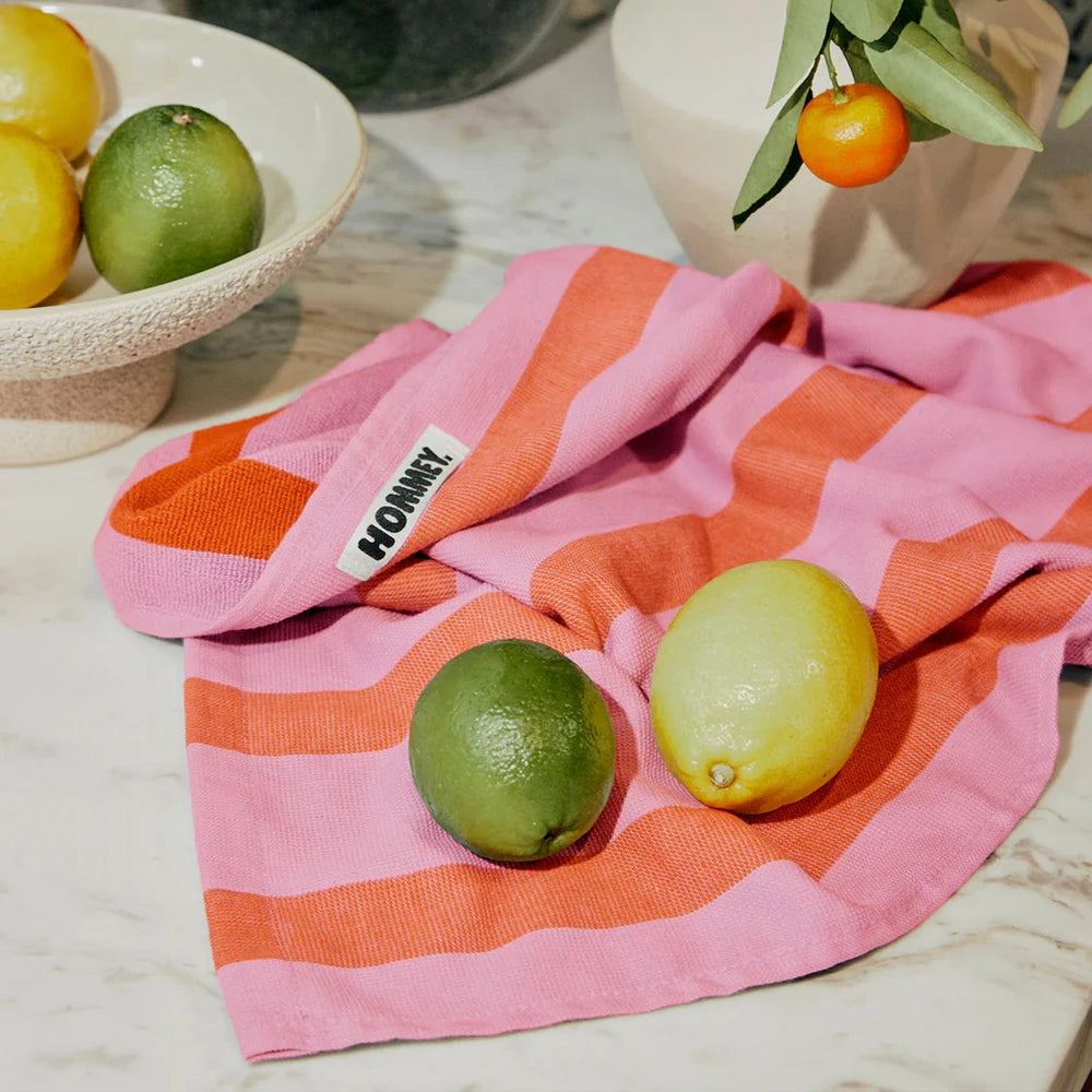 Tea Towel - Sherbet Stripes