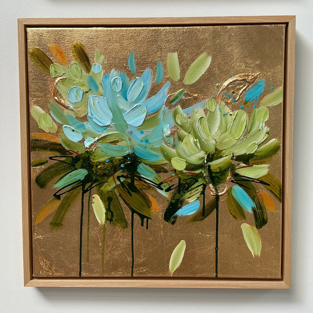 Anna Stichbury - Morning Blues (Gilded)-FurniturebyDesign.
