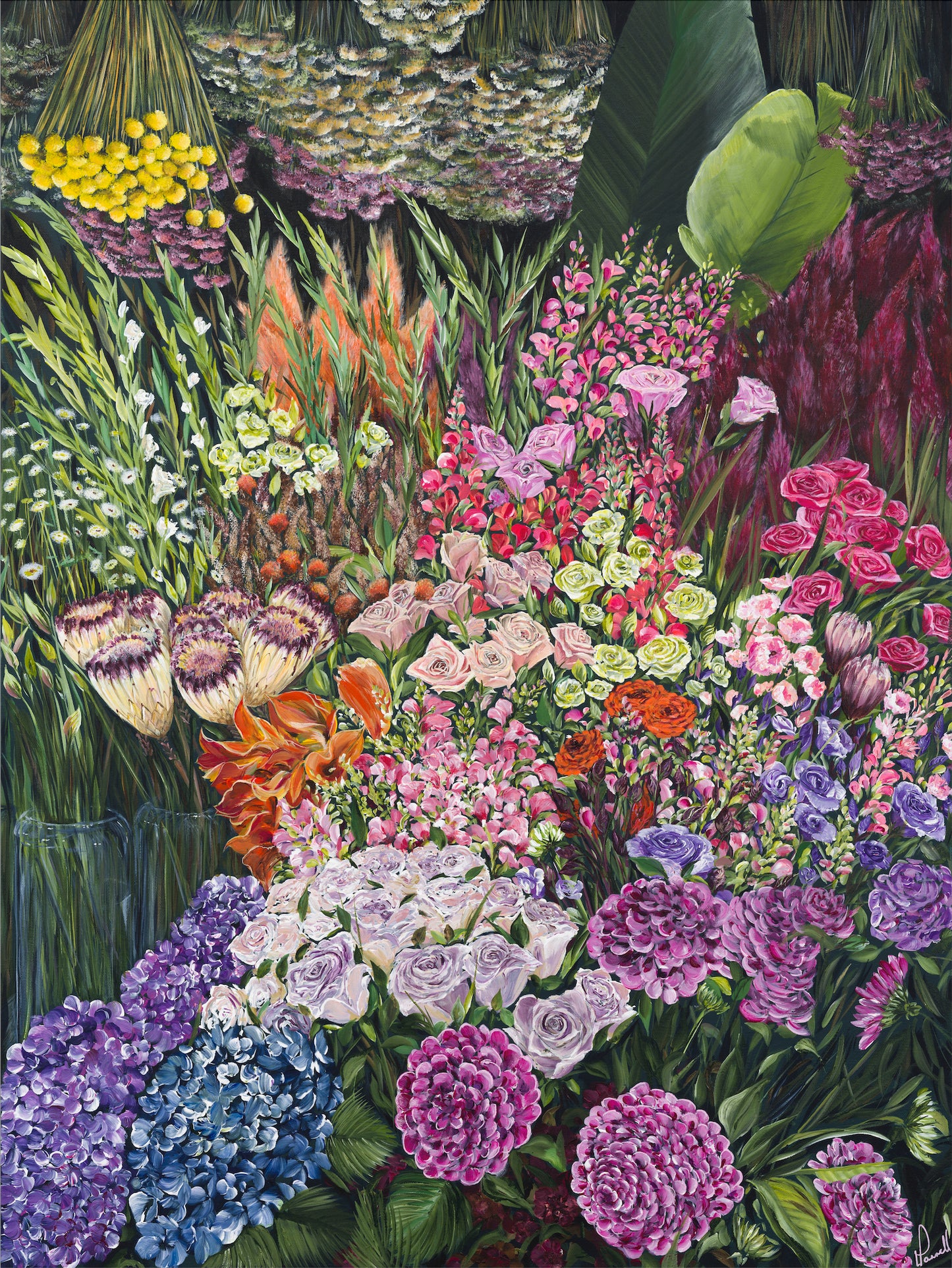 Lizzie Pannell - Flower Market 4/30 Edition Print