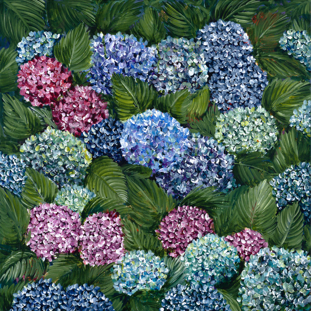 Lizzie Pannell - Hydrangeas 7/30 Edition Print-FurniturebyDesign.