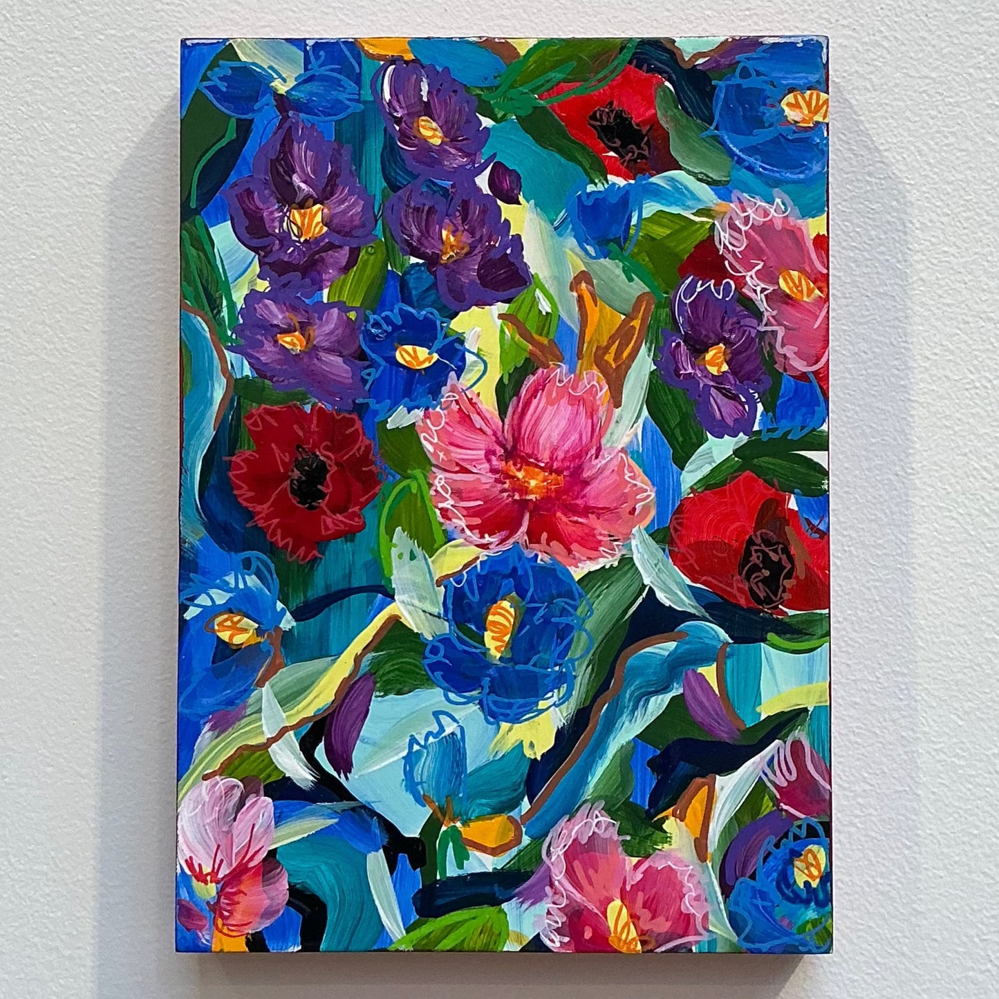 Lizzie Pannell - Mini Blooms #9, 10 + 11-FurniturebyDesign.