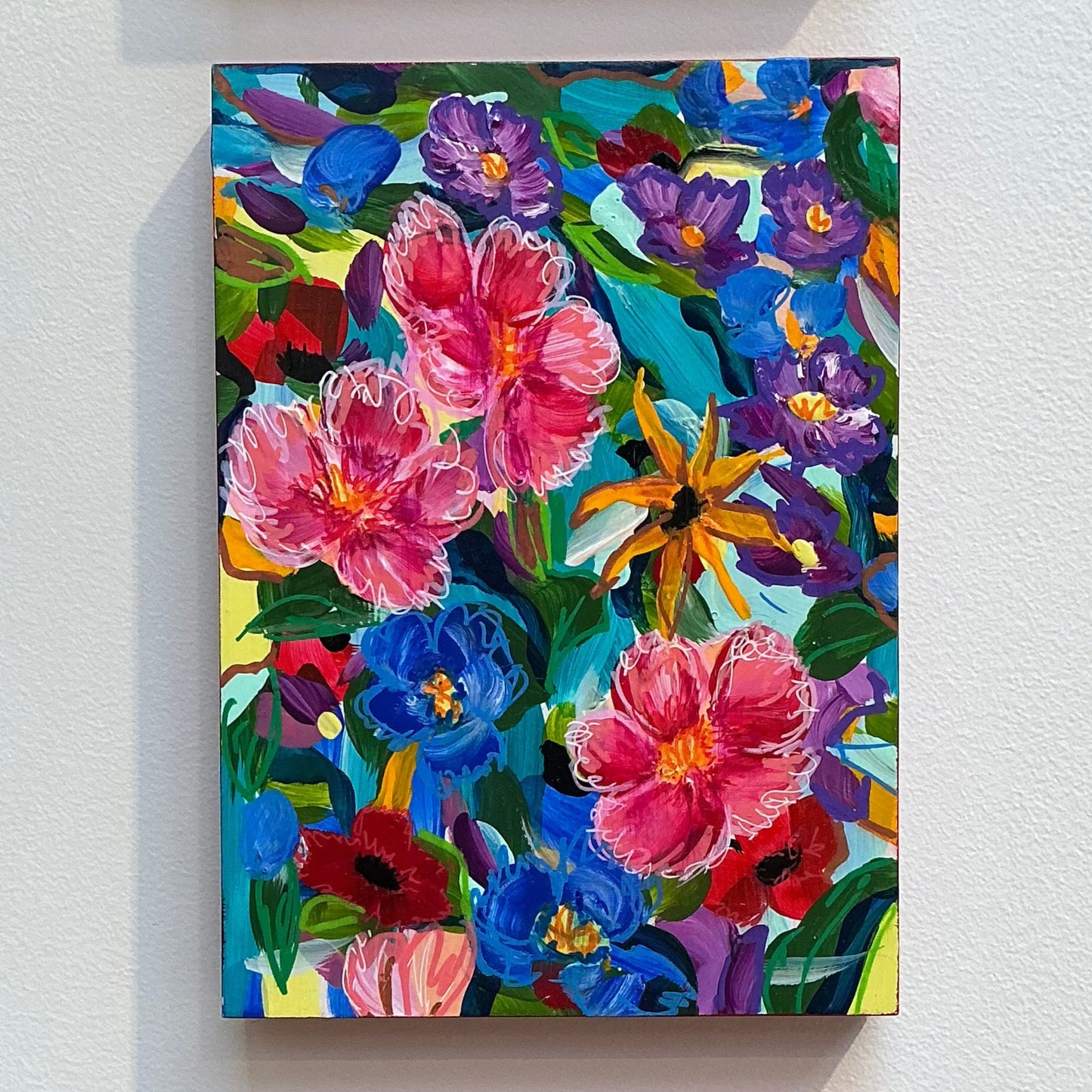 Lizzie Pannell - Mini Blooms #9, 10 + 11-FurniturebyDesign.