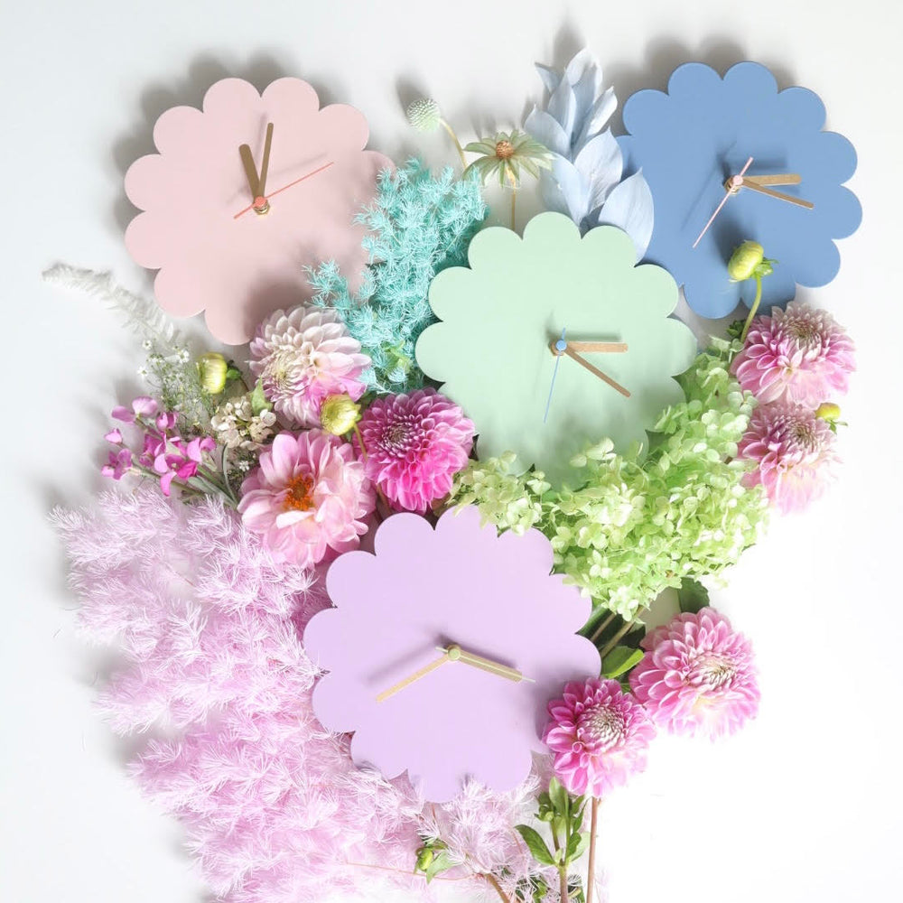 
                      
                        Petal Clock - Lilac-FurniturebyDesign.
                      
                    