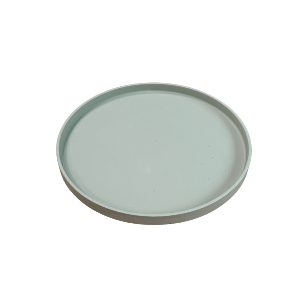 XL Round Decorative Tray - Sage