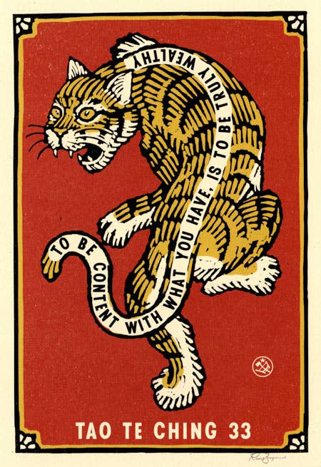 Ravi Zupa - To Be Content Print