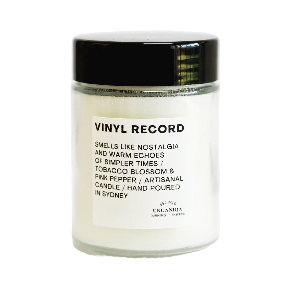 Vinyl Record Candle