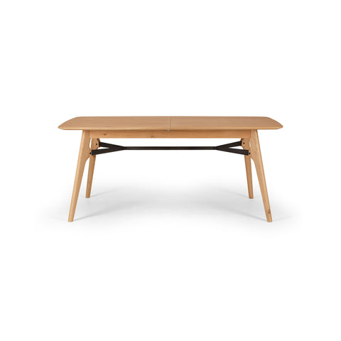 Flow 180-240cm extension oak dining table, product view