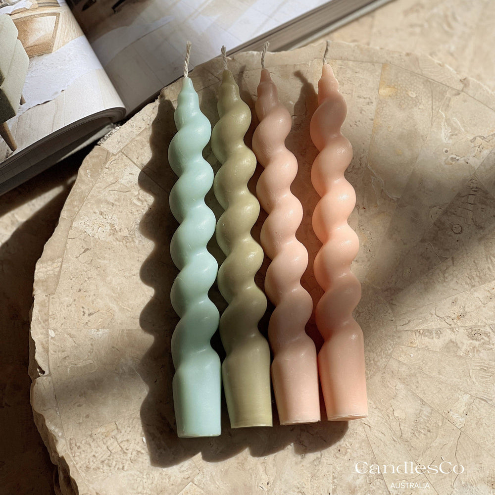 
                      
                        Spiral Taper Candle - Khaki / Unscented
                      
                    
