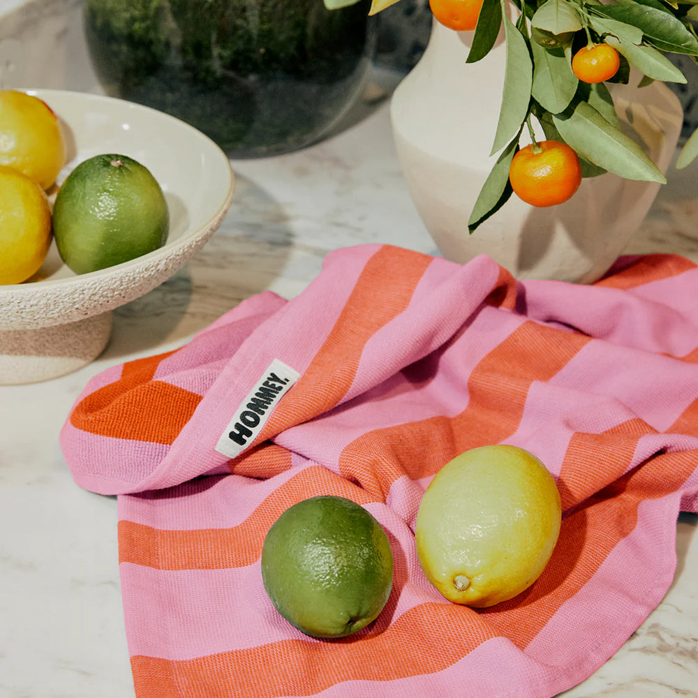 Tea Towel - Sherbet Stripes