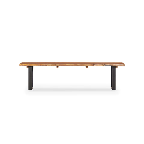 LiveEdge Bench 150 in FSC South African Blackwood, product, product view