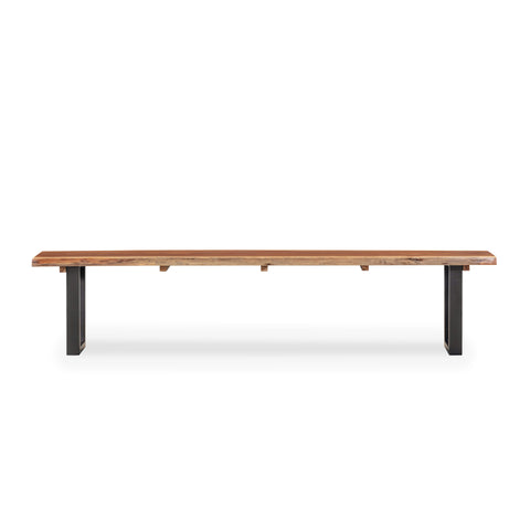 LiveEdge Bench 210 in FSC South African Blackwood, product, product view