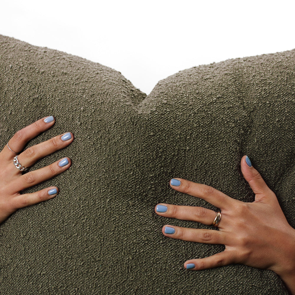 Big Boucle - Olive Cushion