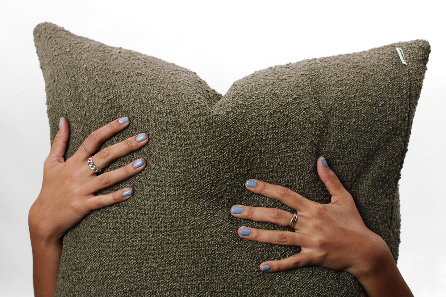 Big Boucle - Olive Cushion