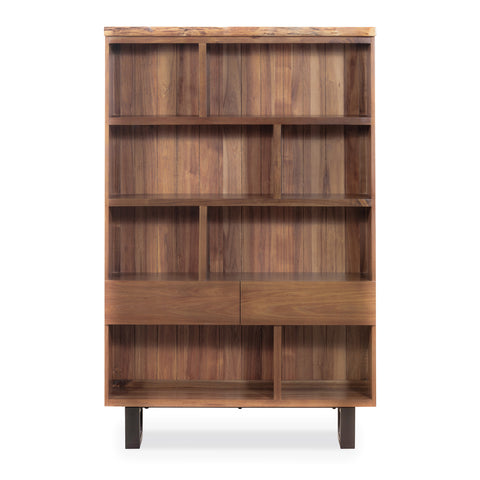 LiveEdge Bookcase in FSC South African Blackwood, product, product view