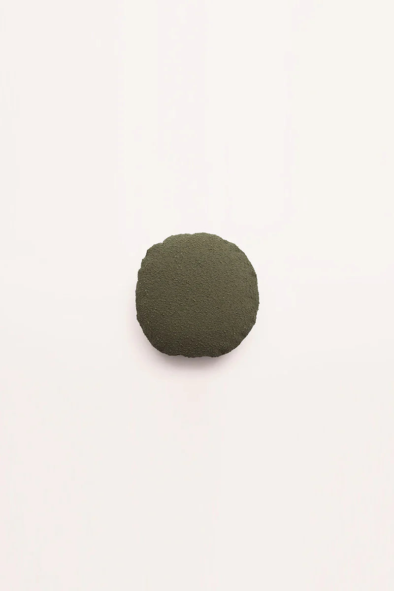 Junior Boucle - Olive Cushion