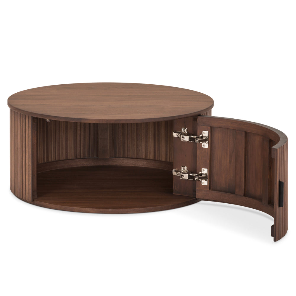 Palliser Round Coffee Table - Walnut