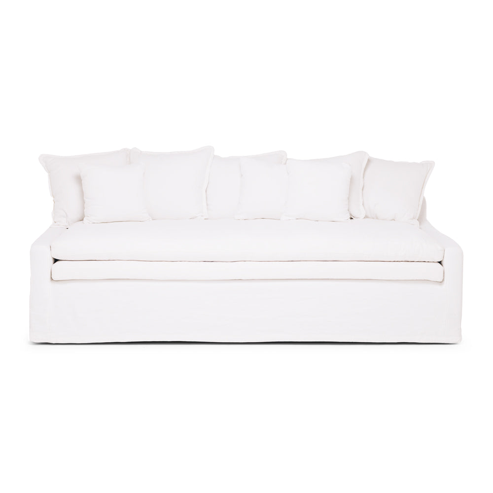 Cloud/Daybed Slipcover 3 Seater Sofa (White)