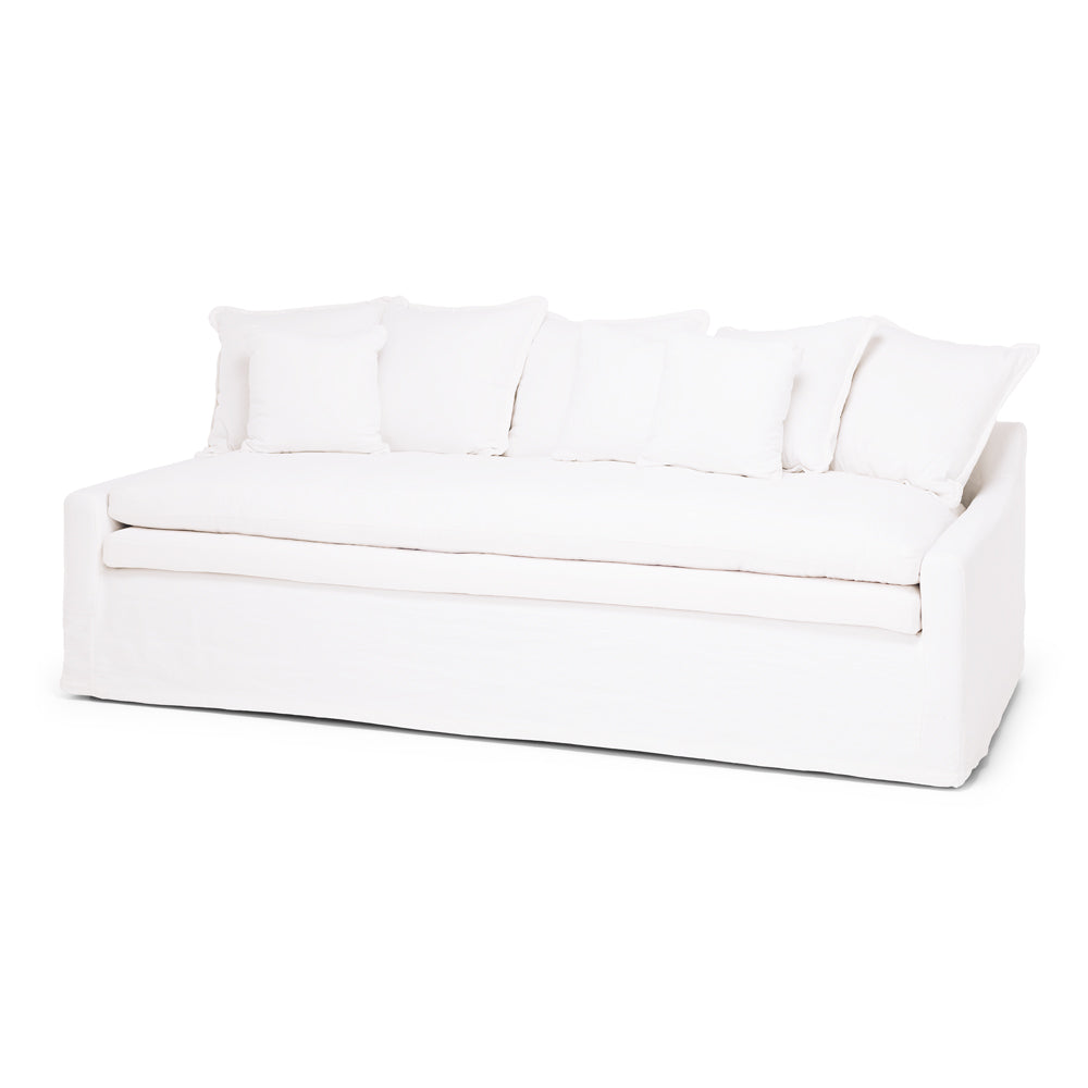 Cloud/Daybed Slipcover 3 Seater Sofa (White)
