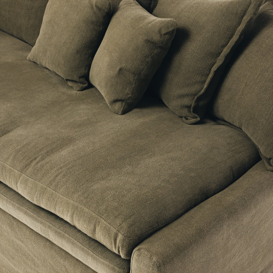 
                      
                        Cloud/Daybed Slipcover 3 Seater Sofa (Khaki)
                      
                    