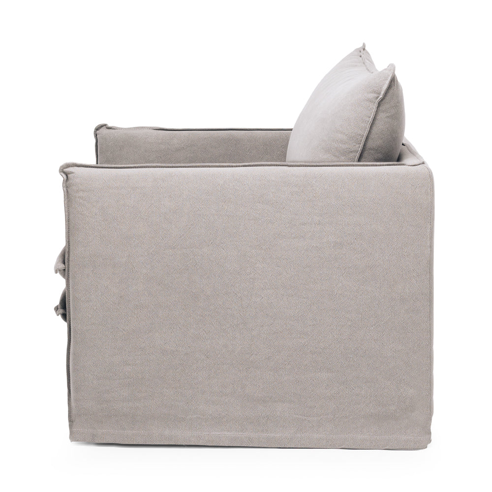 
                      
                        Hamilton Slipcover Armchair (Cement)
                      
                    
