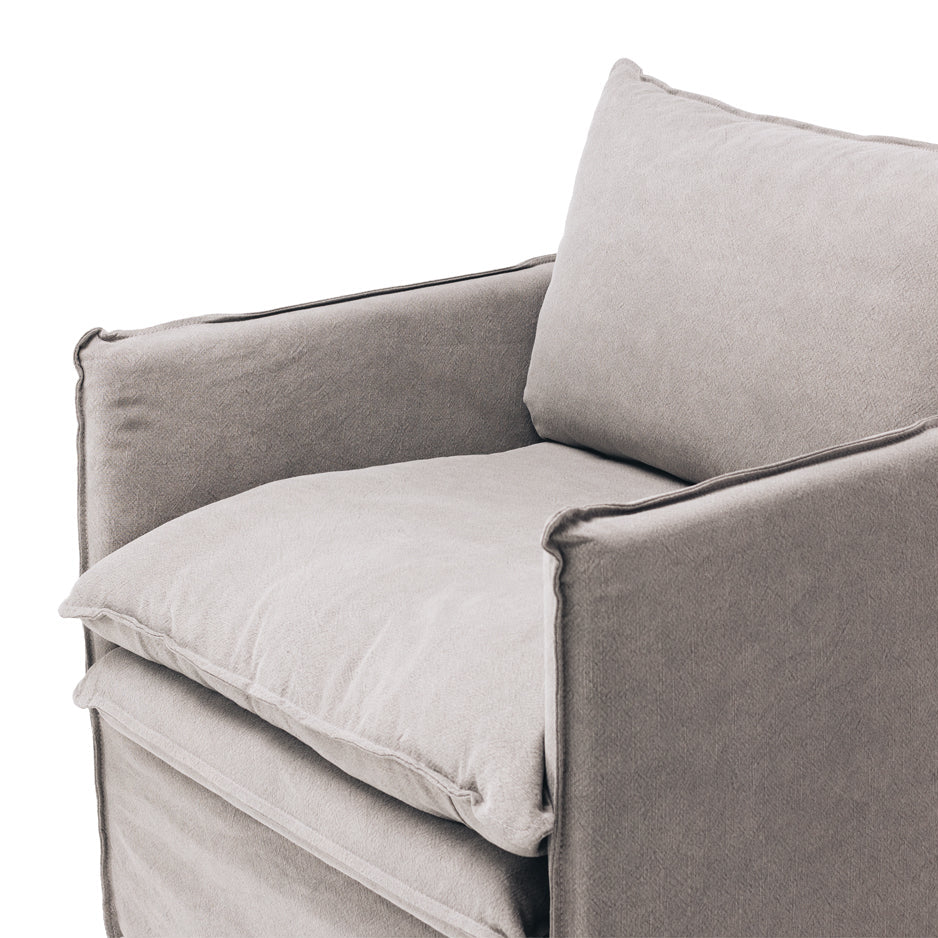 
                      
                        Hamilton Slipcover Armchair (Cement)
                      
                    