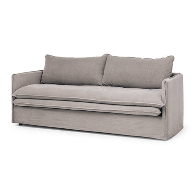 Hamilton Slipcover 3 Seater Sofa (Cement)