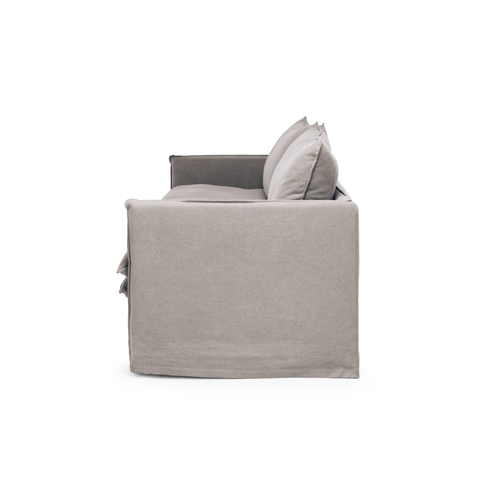 Hamilton Slipcover 3 Seater Sofa (Cement)
