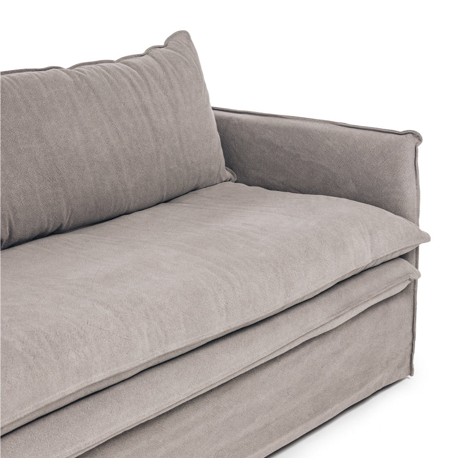 
                      
                        Hamilton Slipcover 3 Seater Sofa (Cement)
                      
                    