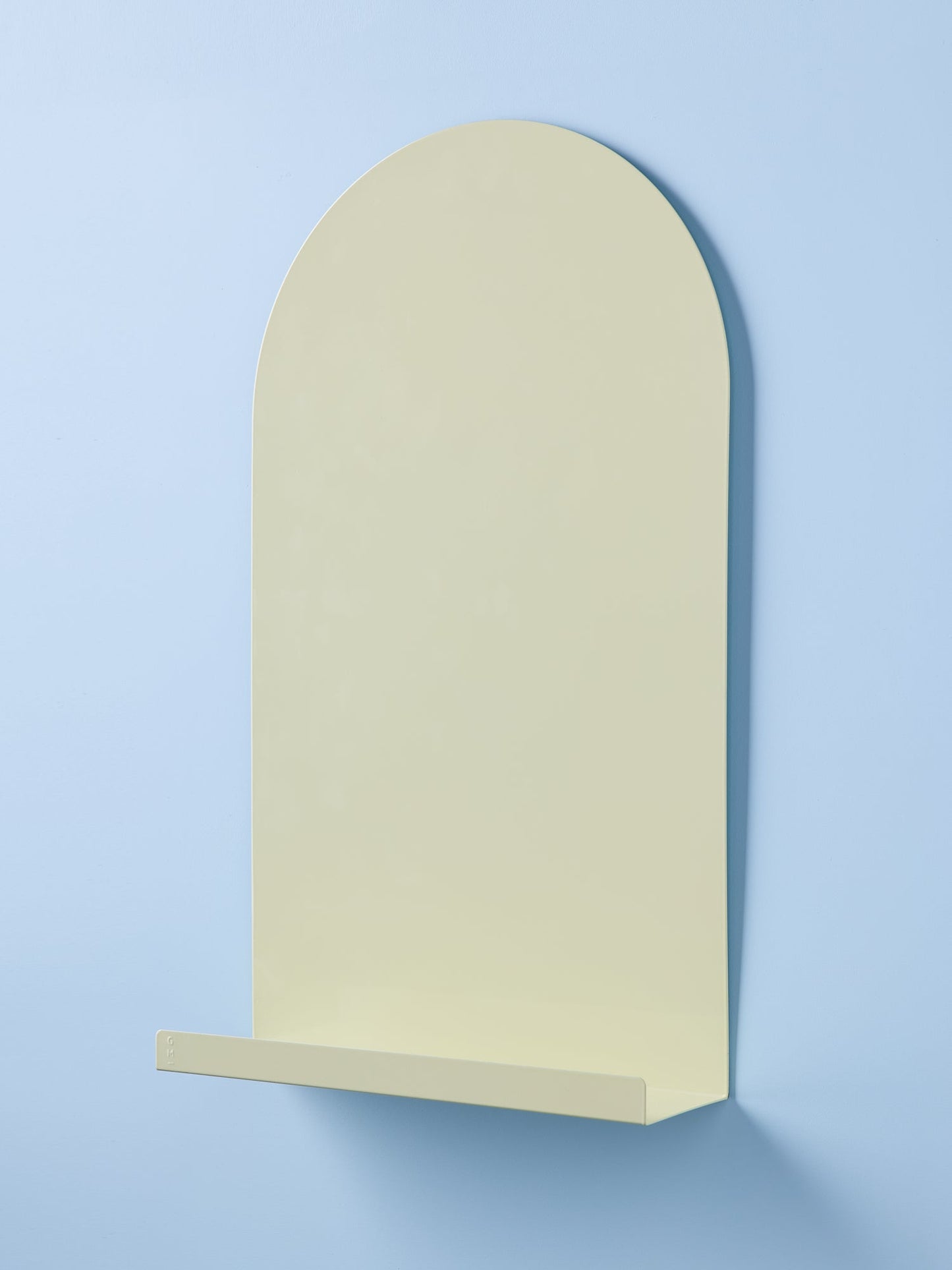 magnetic notice board in light green