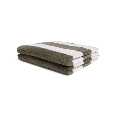 Hand Towel - Matcha Stripes-FurniturebyDesign.