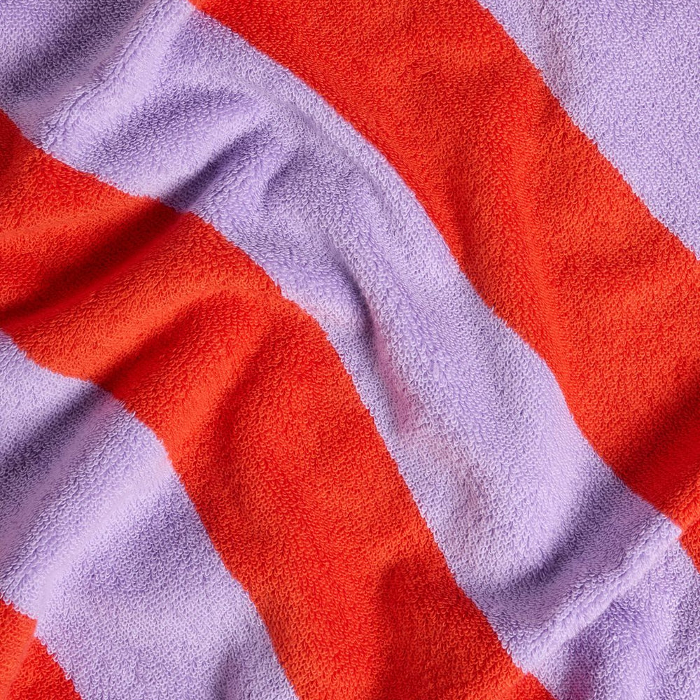 Hand Towel - Grapefruit Stripes