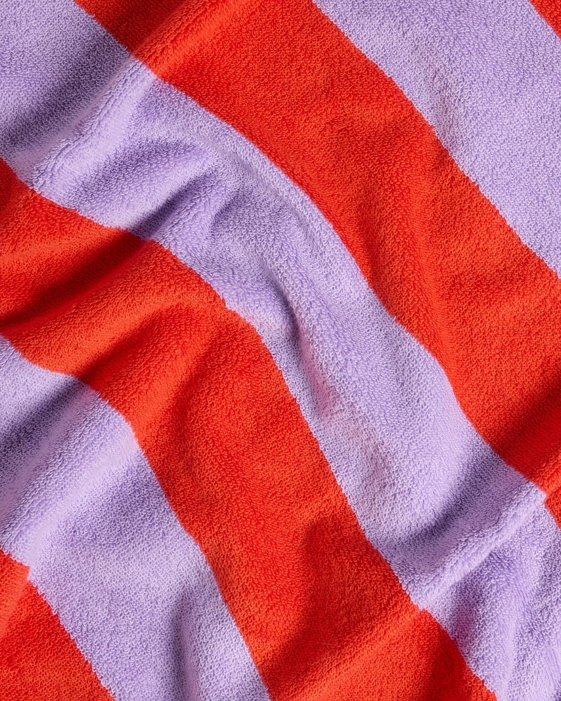 Hand Towel - Grapefruit Stripes