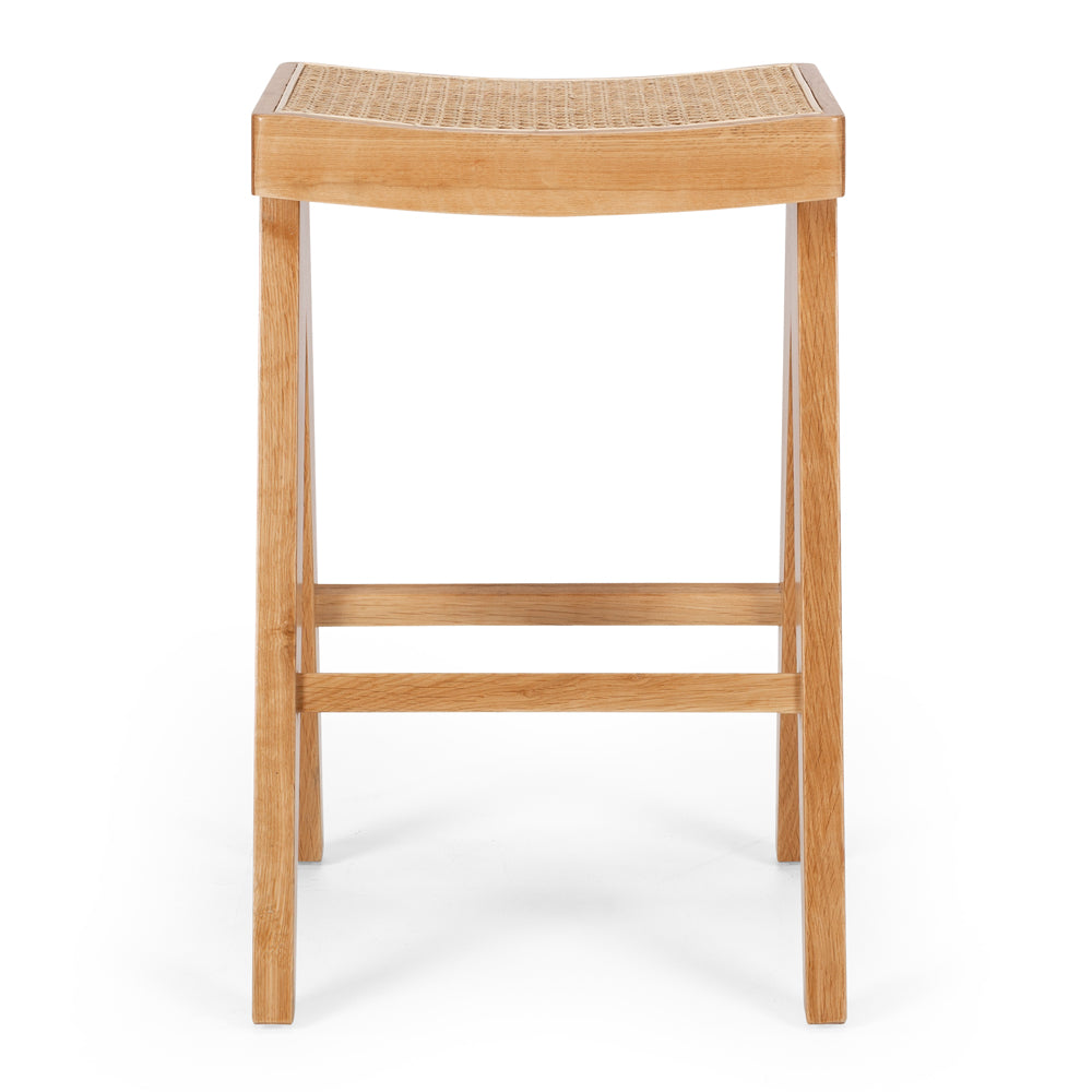 
                      
                        Palma bar stool featuring solid oak and rattan seat, showcasing Japanese minimalism and Scandinavian style. Perfect for stylish interiors.
                      
                    