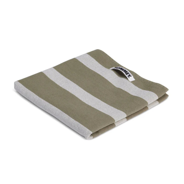 Tea Towel - Matcha Stripes