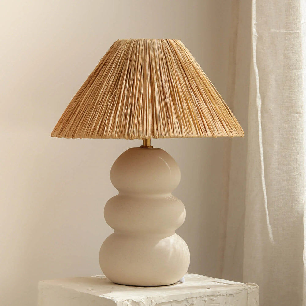 Sofia Raffia Table Lamp-FurniturebyDesign.
