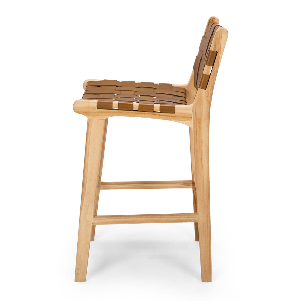 Indo High-back Bar Stool